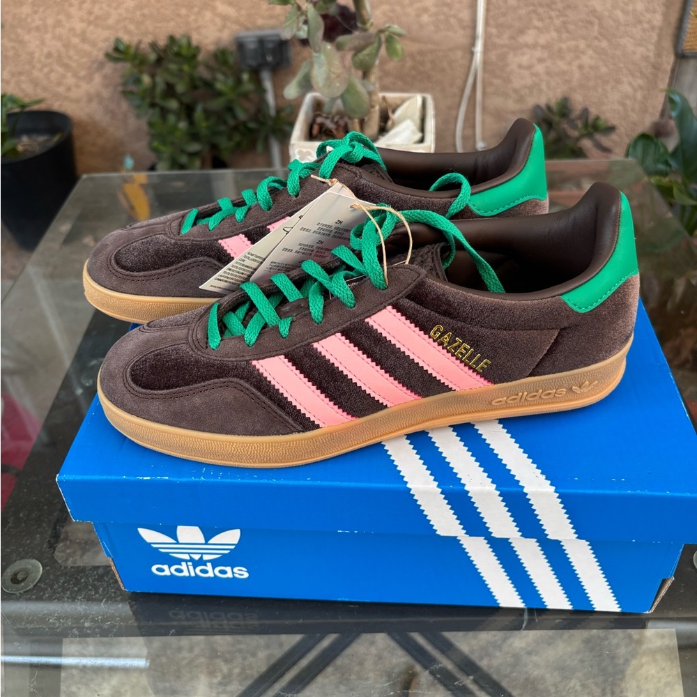 Adidas Gazelle Indoor women’s Sneakers - Brown, Pink, Green